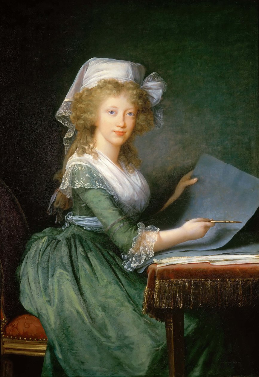 Principessa Luisa Maria di Napoli e Sicilia da Elisabeth Louise Vigee Lebrun