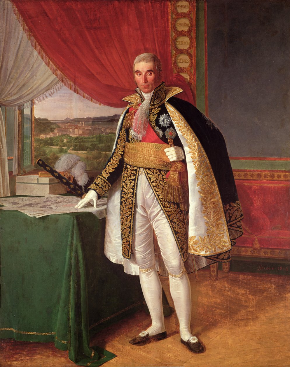 Maresciallo André Masséna (1758-1817) Duca di Rivoli, 1814 da Louise Marie Jeanne Hersent
