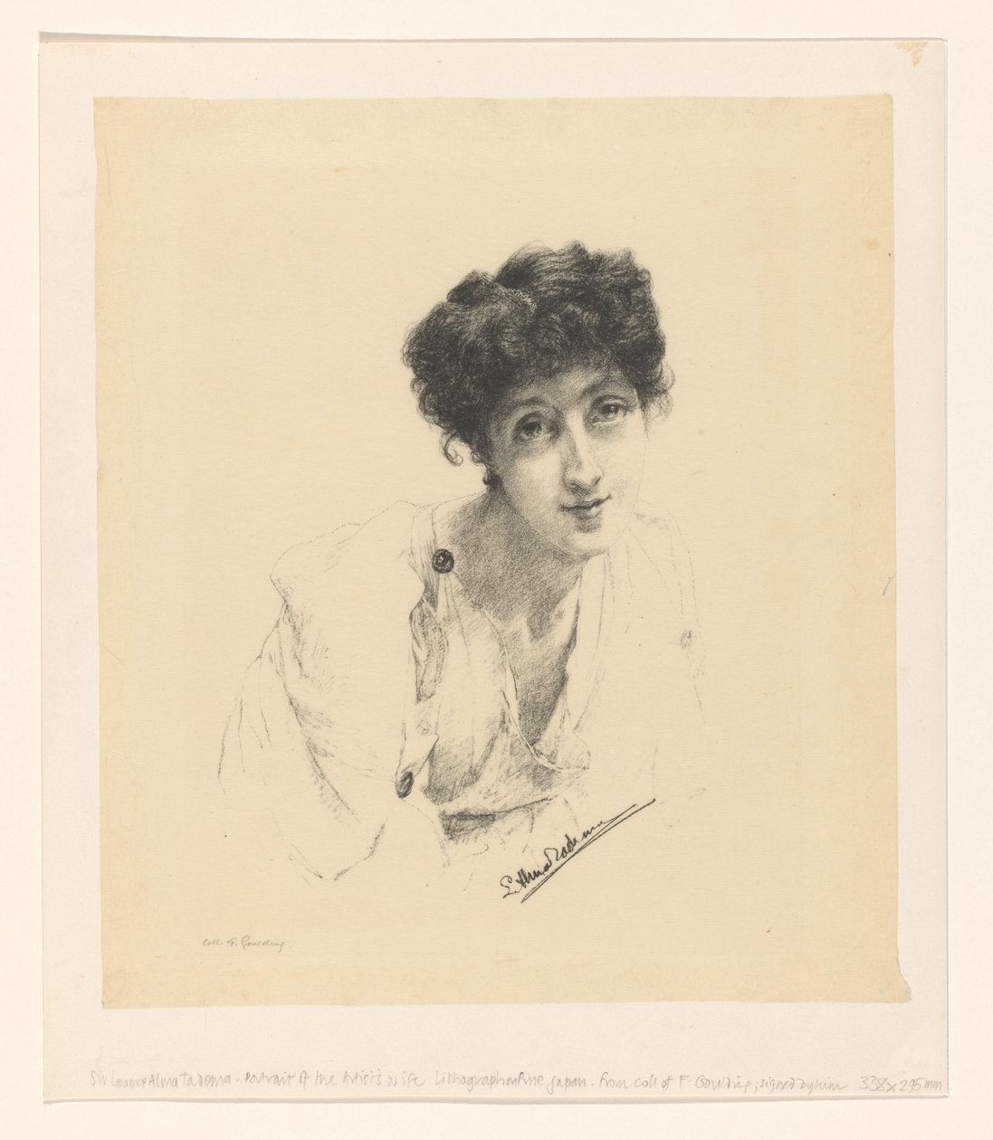 Ritratto di Laura Theresa Alma-Tadema da Lourens Alma Tadema