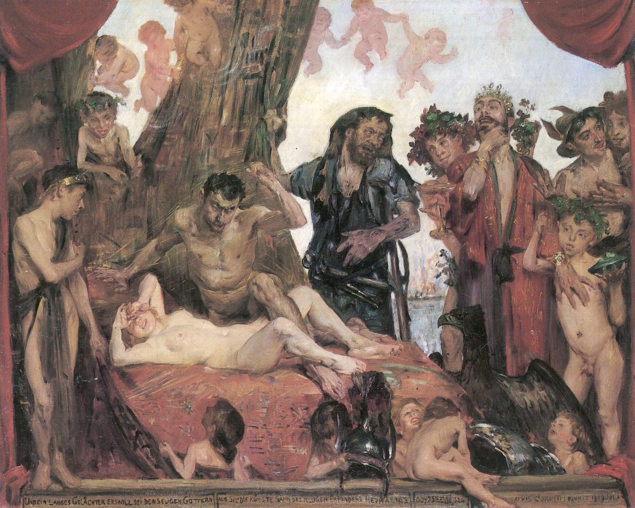 La risata omerica da Lovis Corinth