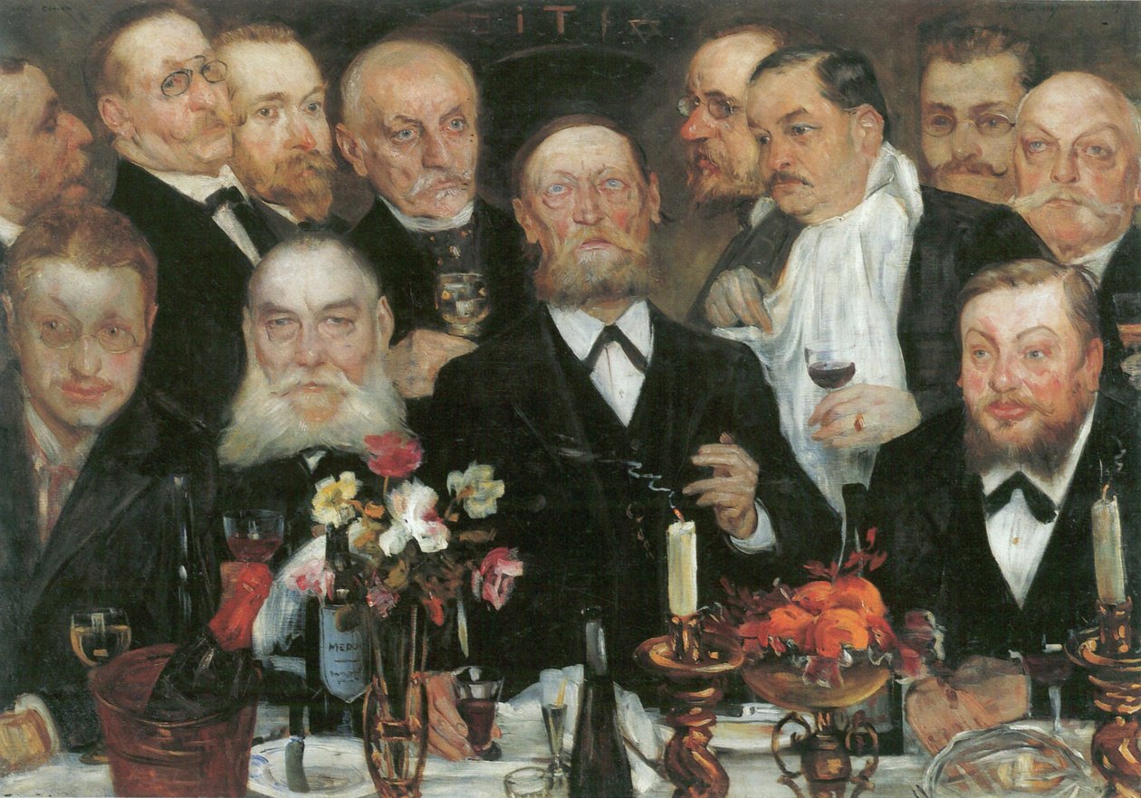 I fratelli della loggia da Lovis Corinth