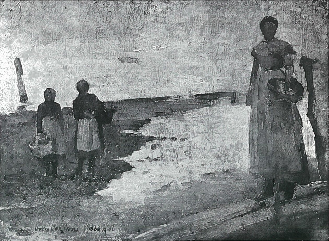 Tre ragazze pescatrici da Lovis Corinth