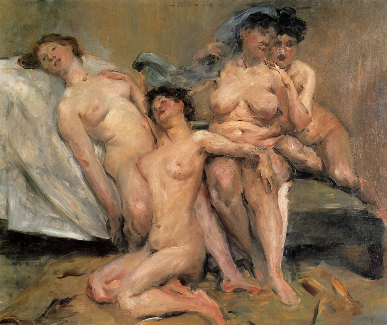 Gruppo di amiche da Lovis Corinth