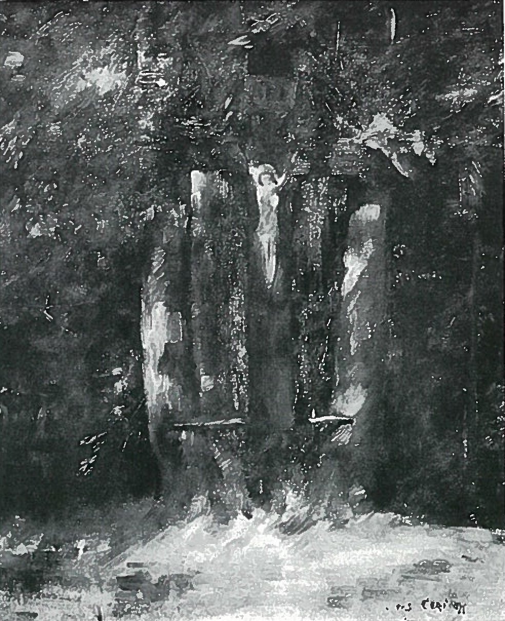 Crocifisso nel bosco da Lovis Corinth
