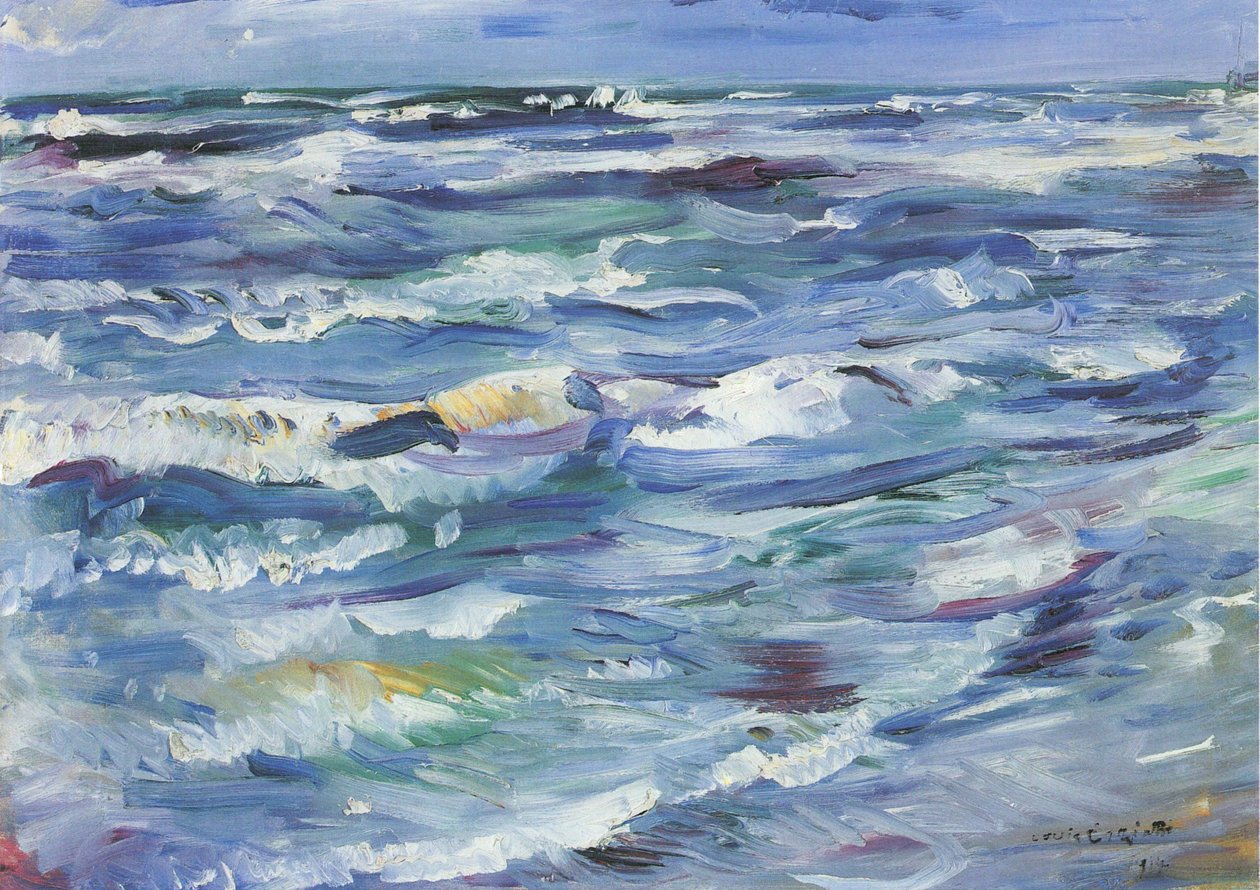Mare presso La Spezia da Lovis Corinth