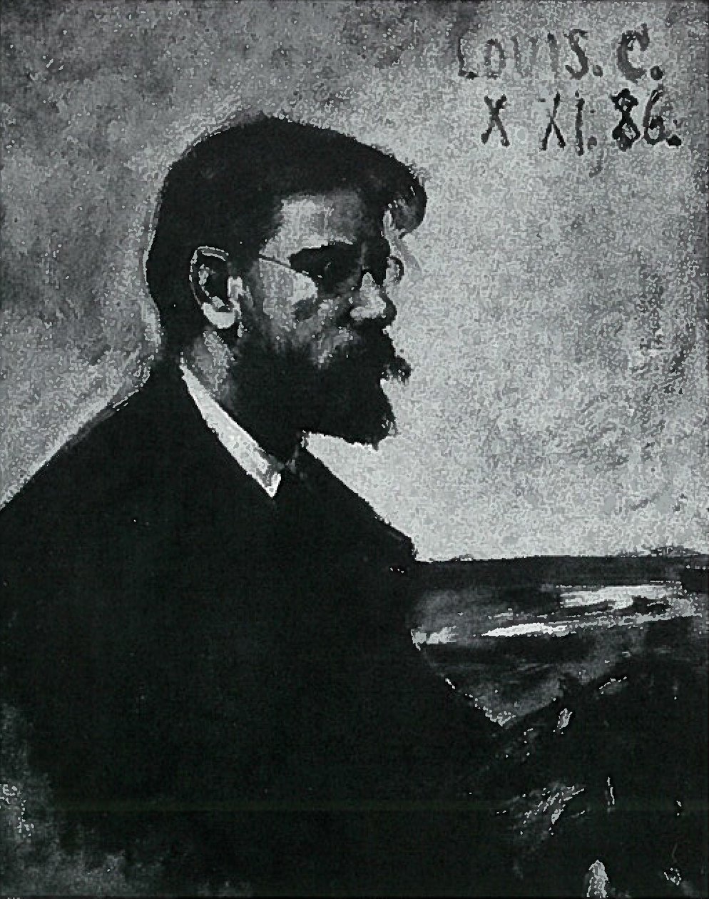 Ritratto del pittore Heinrich Fricke da Lovis Corinth