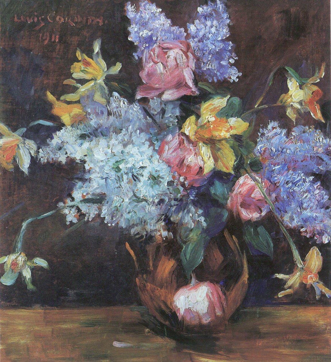 Rose, lillà e narcisi da Lovis Corinth