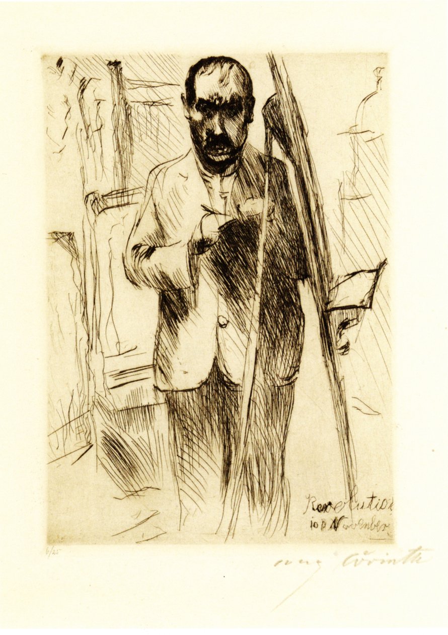 Autoritratto davanti al cavalletto da Lovis Corinth