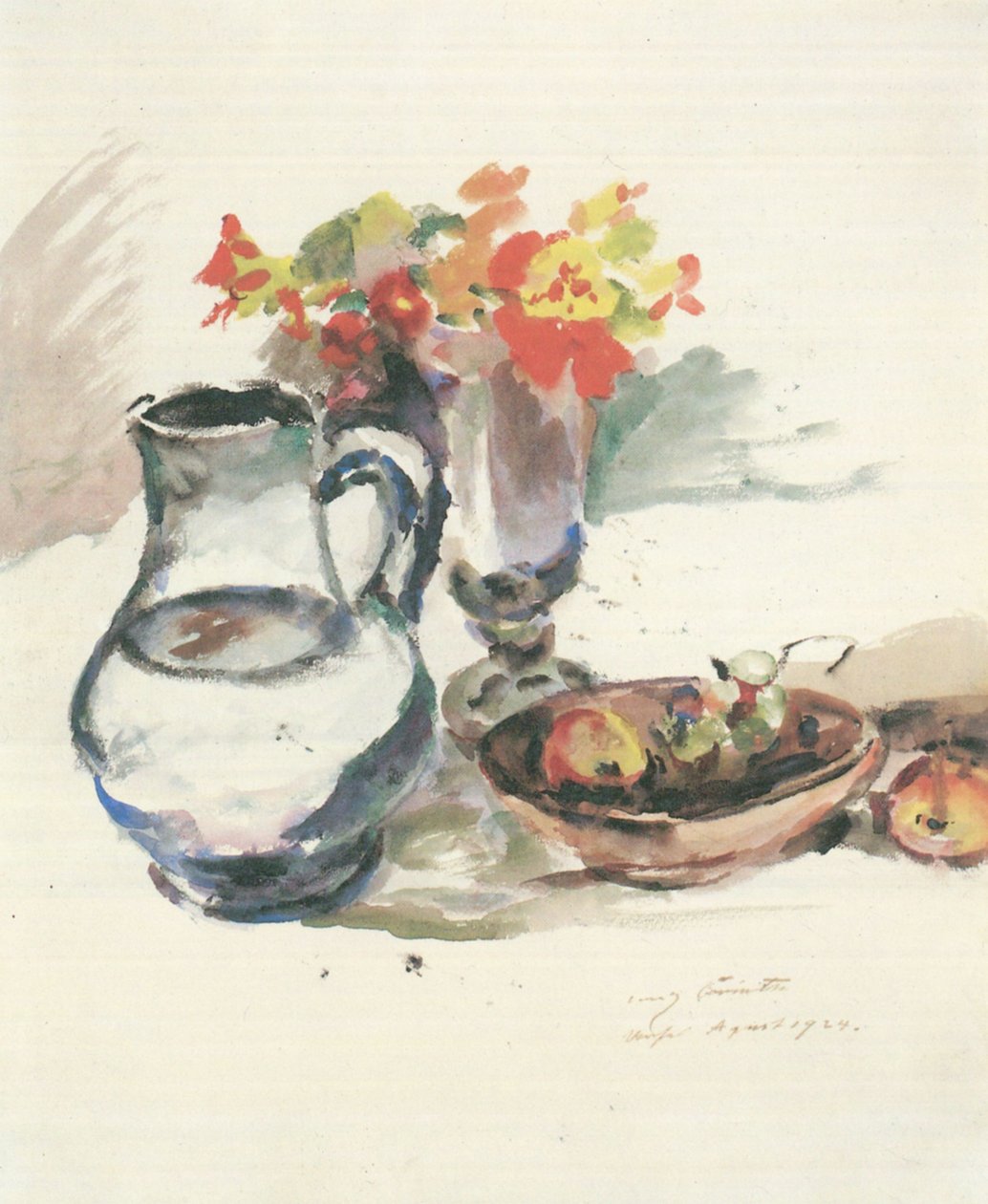 Natura morta Kapuziner-Straße da Lovis Corinth