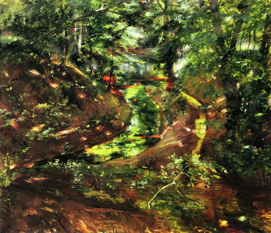 Interno della foresta a Bernried da Lovis Corinth