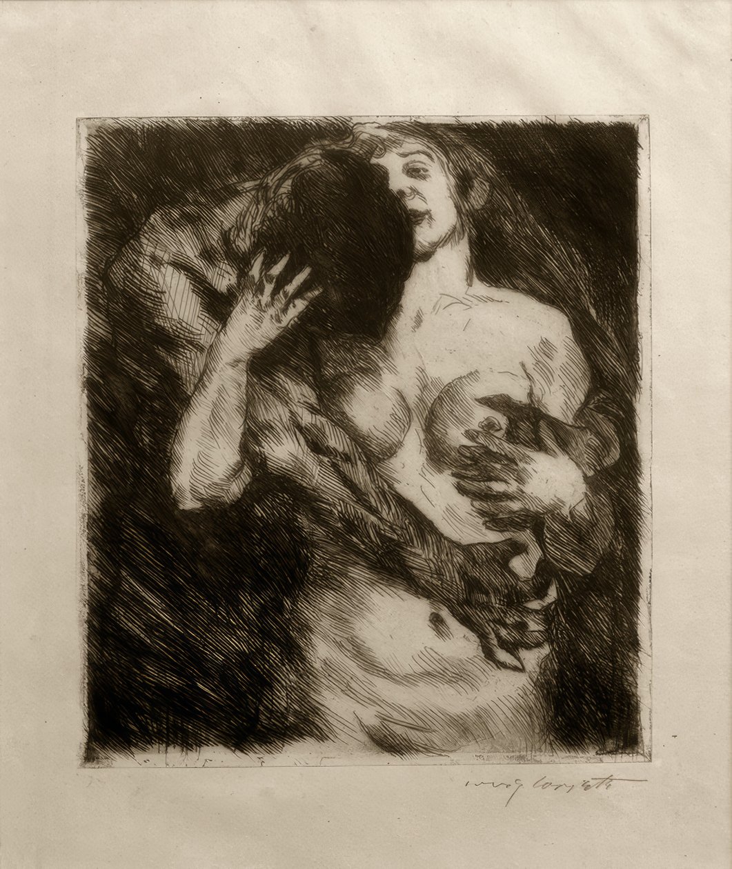 Abbraccio da Lovis Corinth