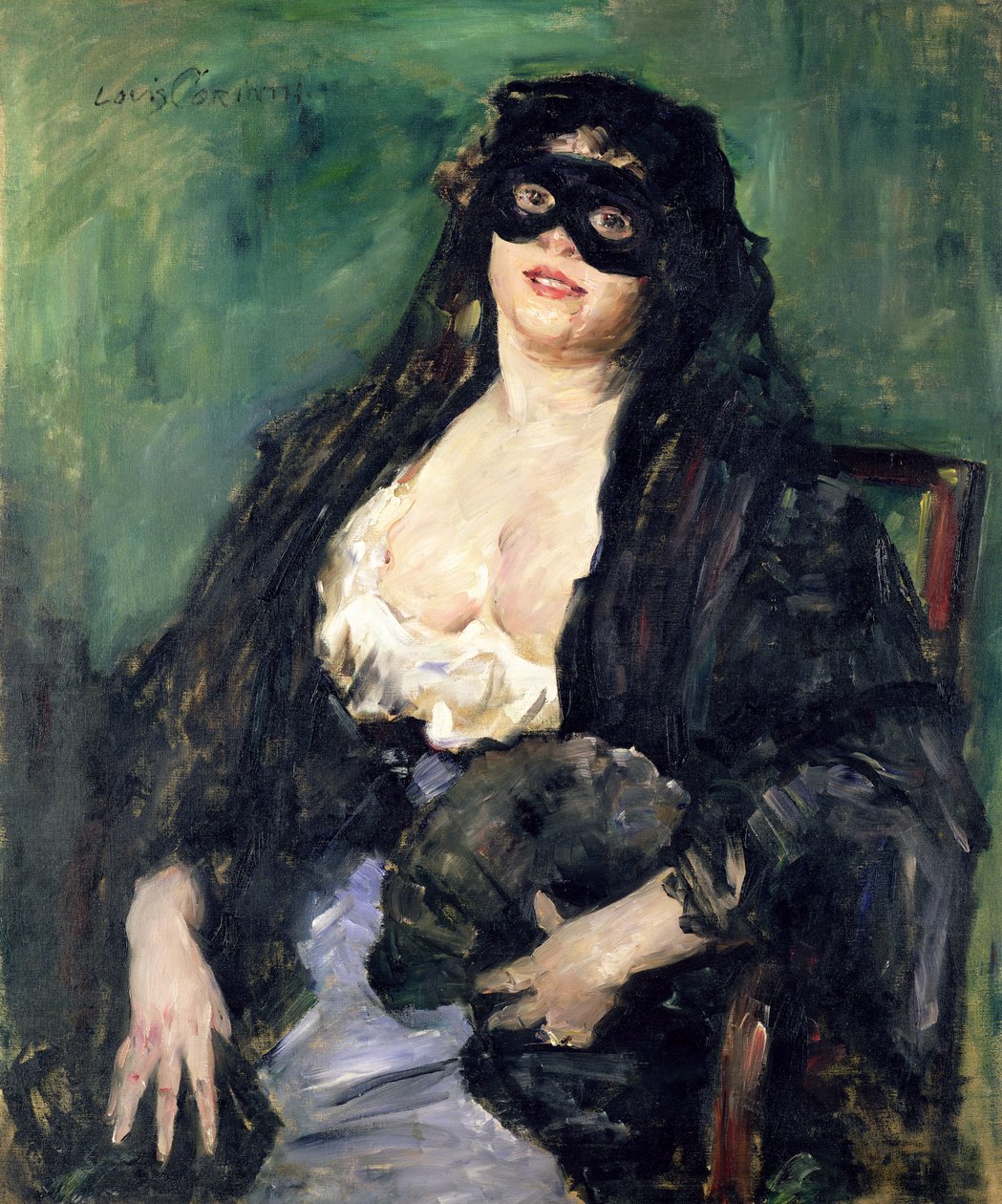La maschera nera da Lovis  Corinth