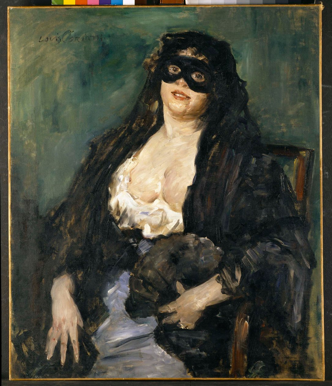 La maschera nera da Lovis  Corinth