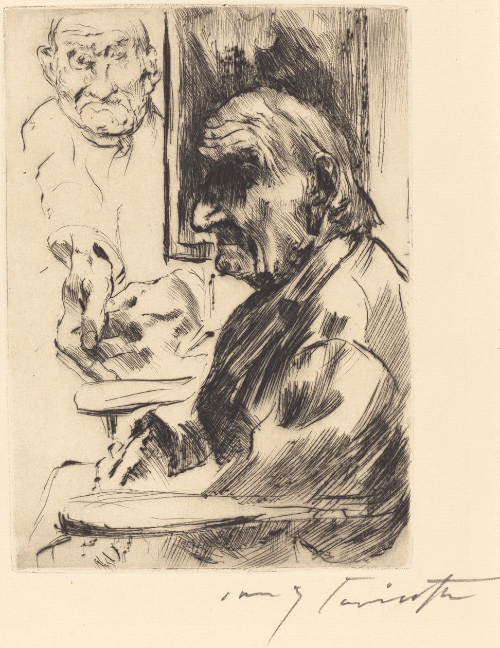 Vecchio uomo da Lovis Corinth