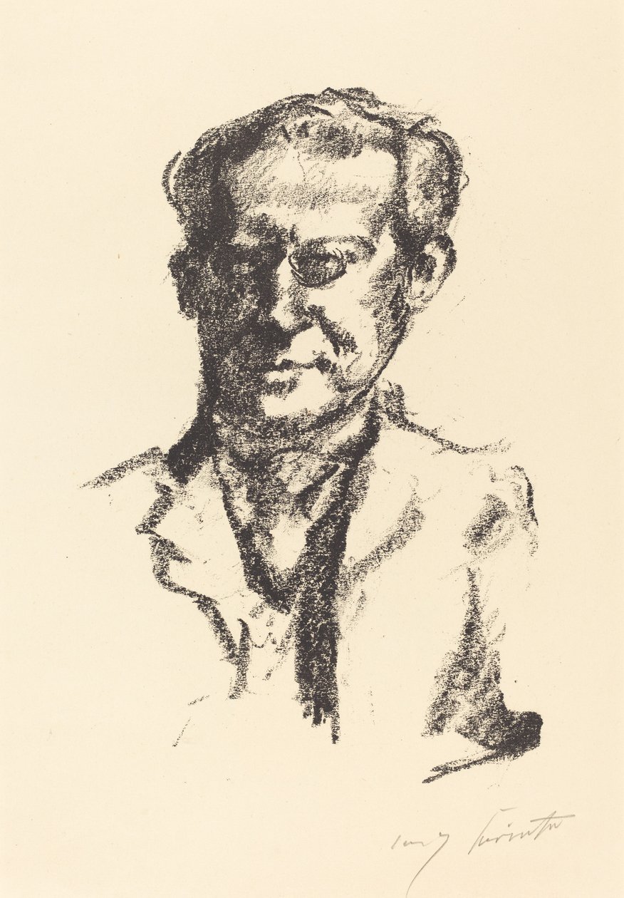 Arno Holz, 1922 da Lovis Corinth