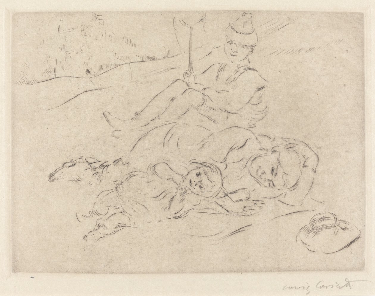 Auf dem Lande da Lovis Corinth