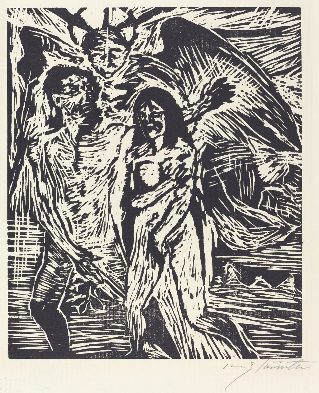 La cacciata dal paradiso da Lovis Corinth
