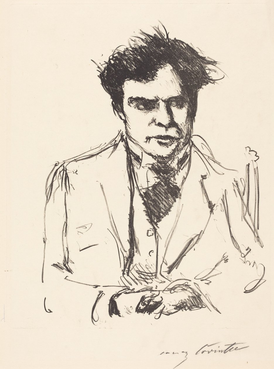 Ritratto di Joseph Schwarz (Portrait of Joseph Schwarz) da Lovis Corinth