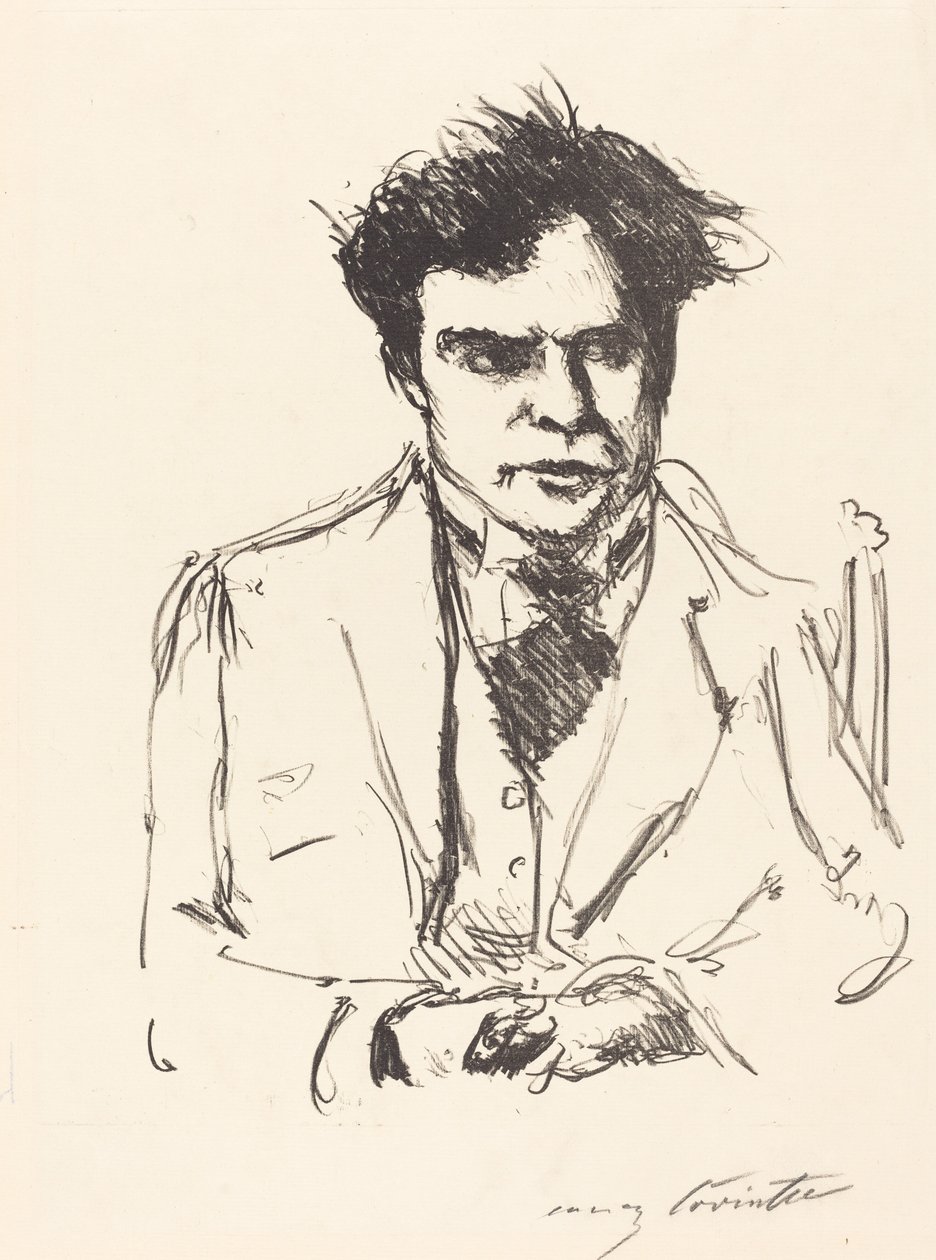 Ritratto di Joseph Schwarz, 1916 da Lovis Corinth
