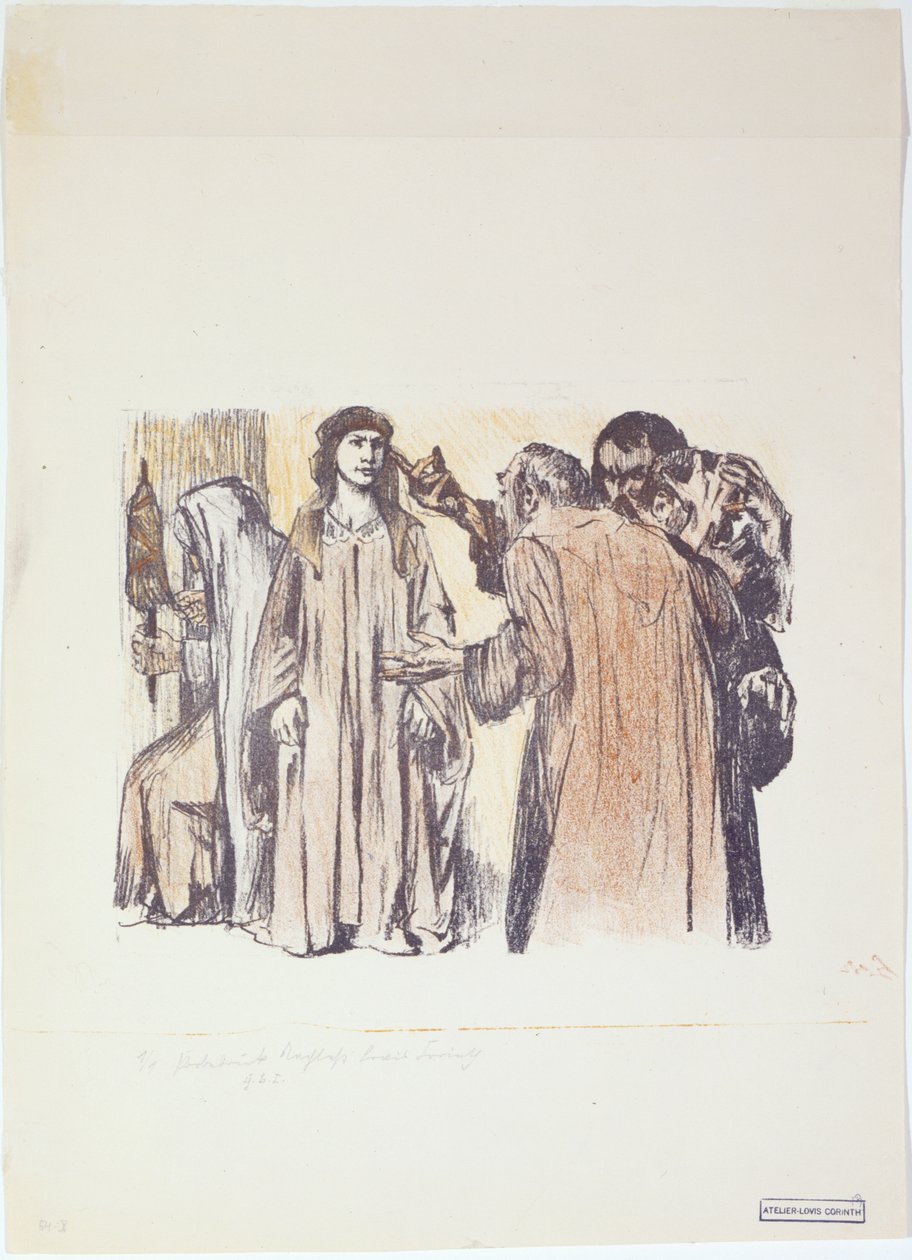 Chambri e Charmi alla casa di Giuditta da Lovis Corinth