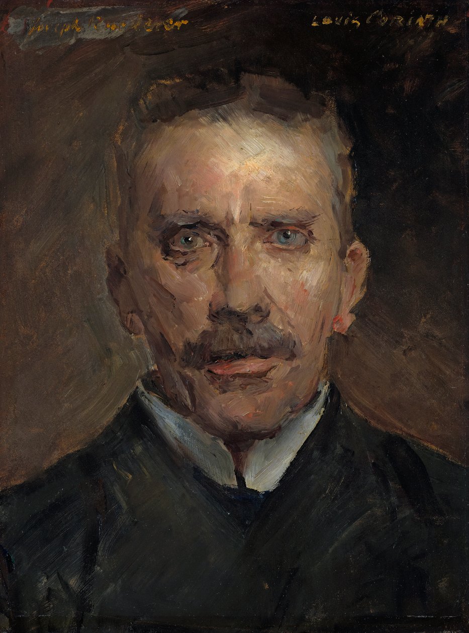 Il poeta Josef Ruederer da Lovis Corinth