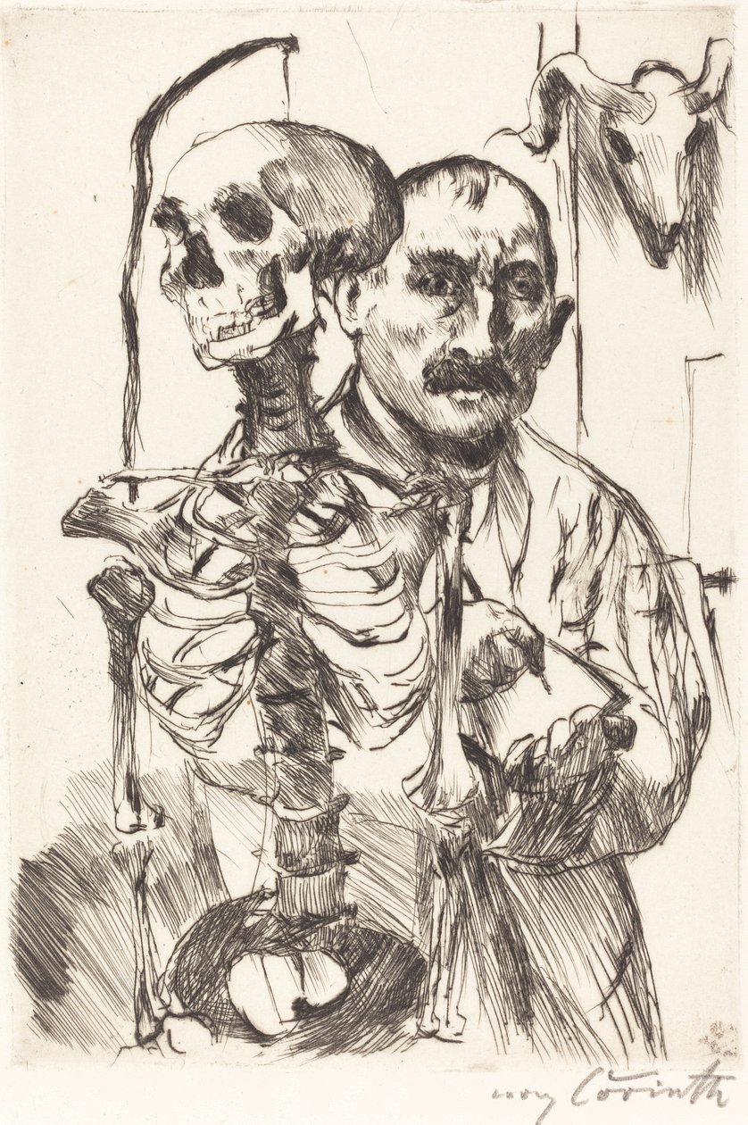 Der Künstler und der Tod II da Lovis Corinth