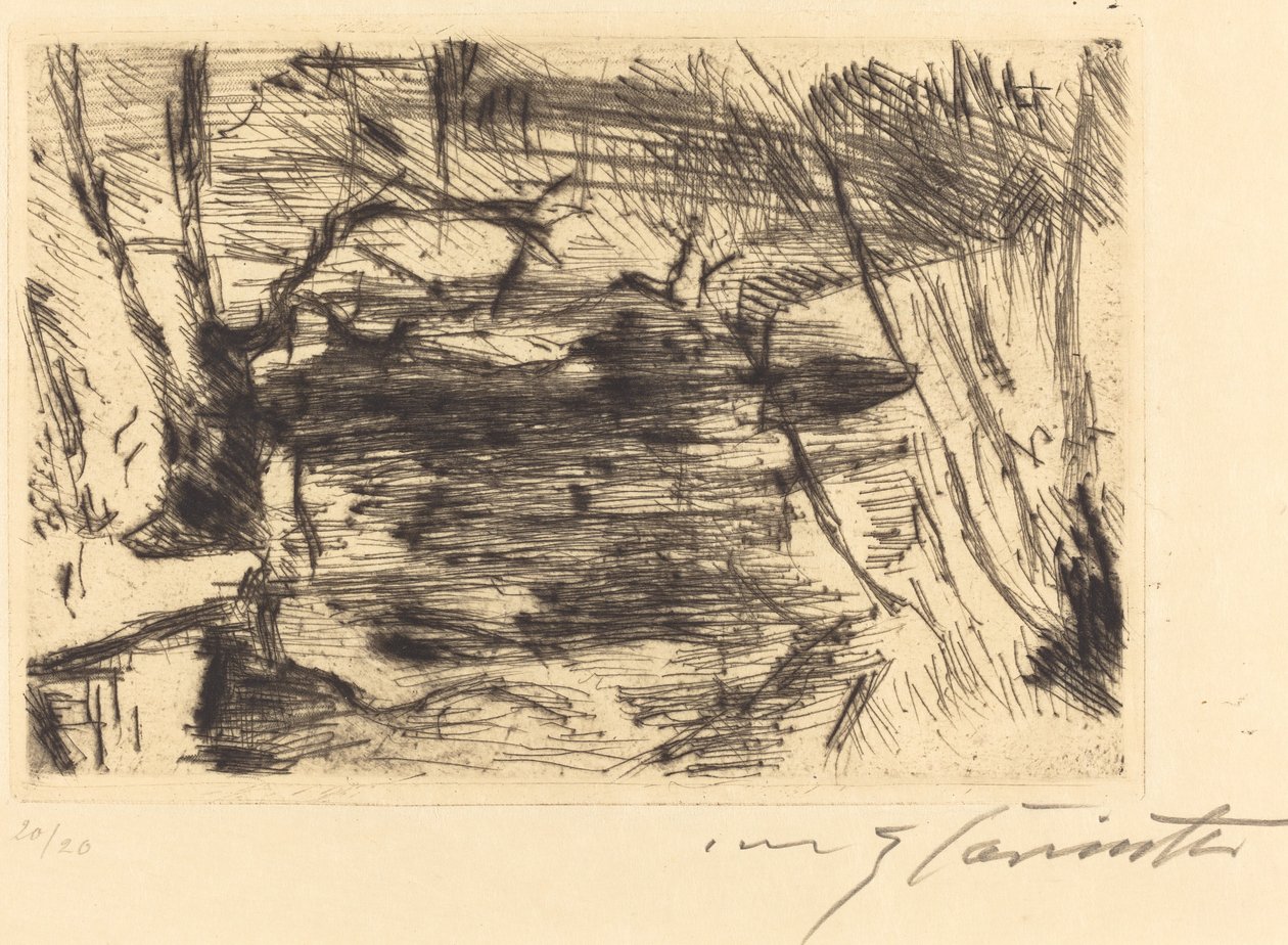 Der Neue See, 1920-1921 da Lovis Corinth