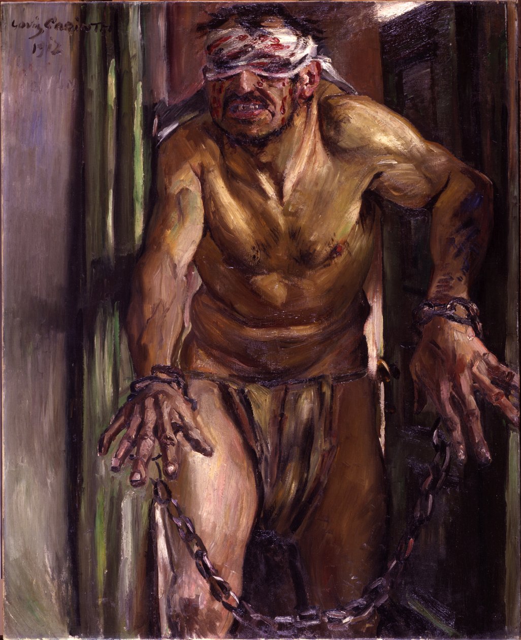 Sansone accecato da Lovis Corinth