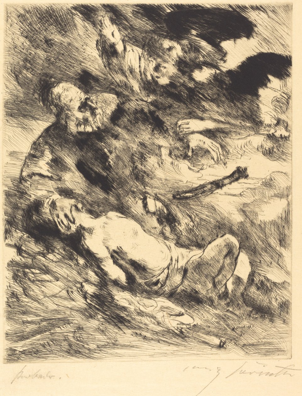 Il sacrificio di Isacco, 1920 da Lovis Corinth