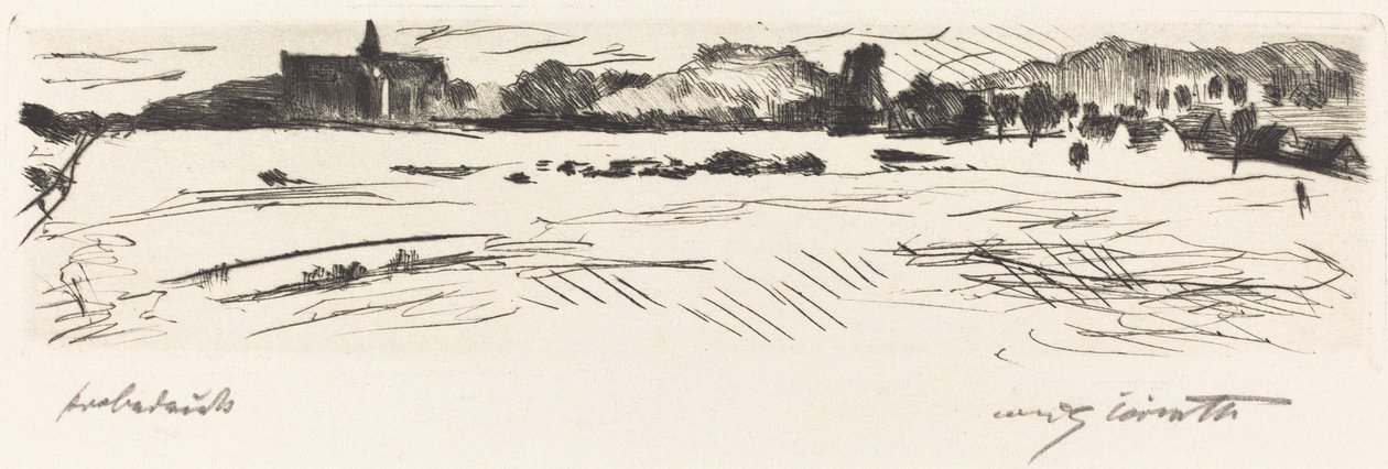 Paesaggio con dune da Lovis Corinth