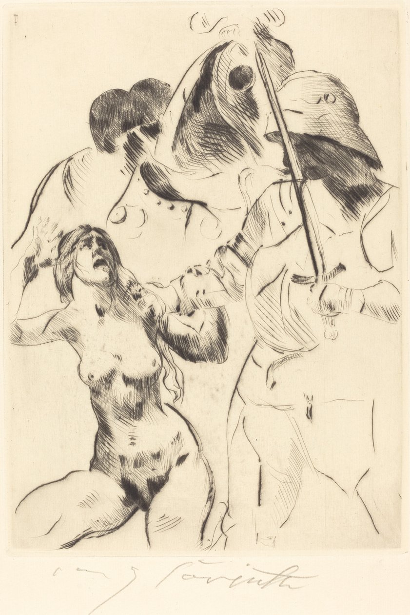 Frauenraub III Abduction III, 1914 da Lovis Corinth