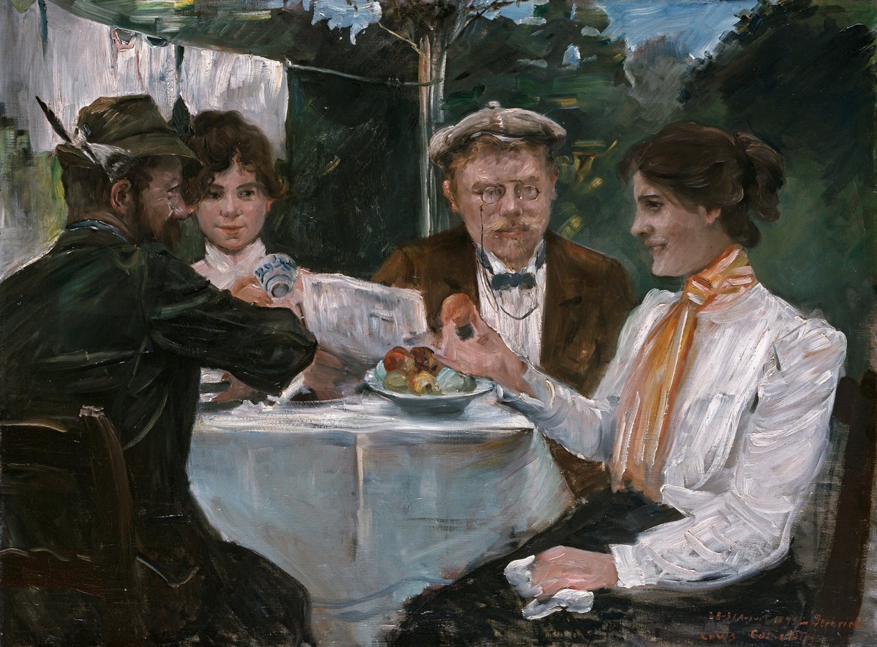Colazione nel giardino di Max Halbe da Lovis Corinth