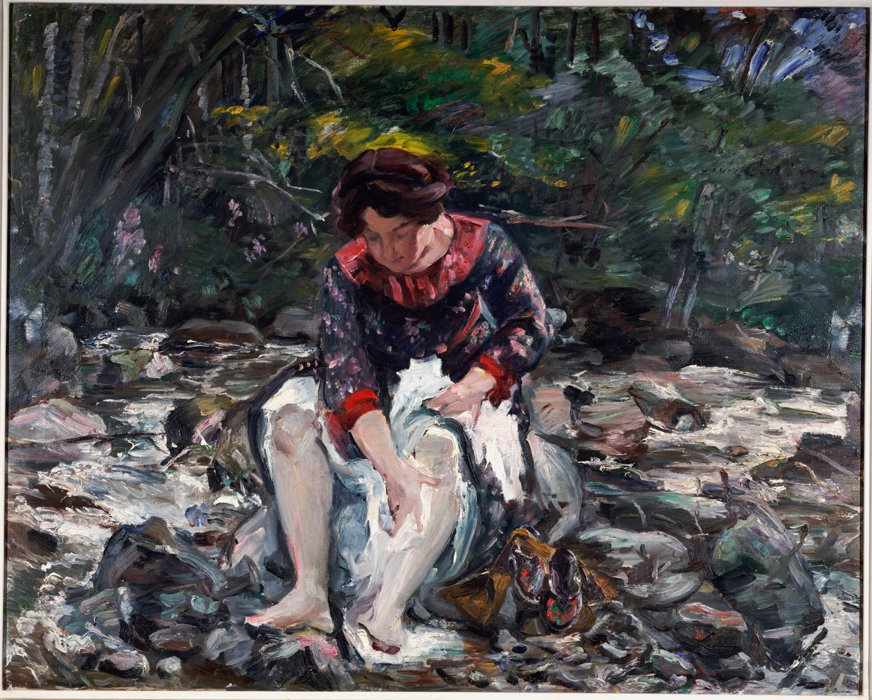 Ragazza nel ruscello, 1913 da Lovis Corinth