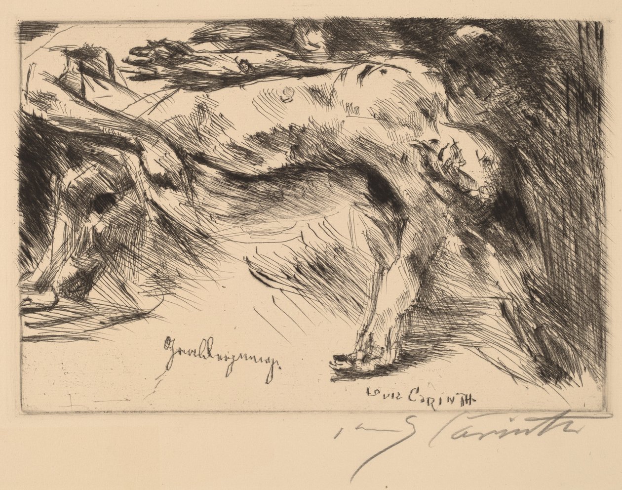 Sepoltura, 1921-1922 da Lovis Corinth