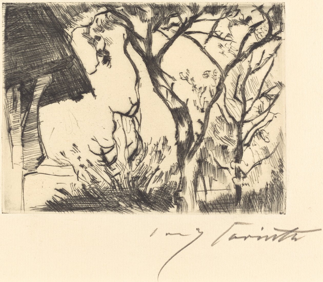 Hausecke da Lovis Corinth