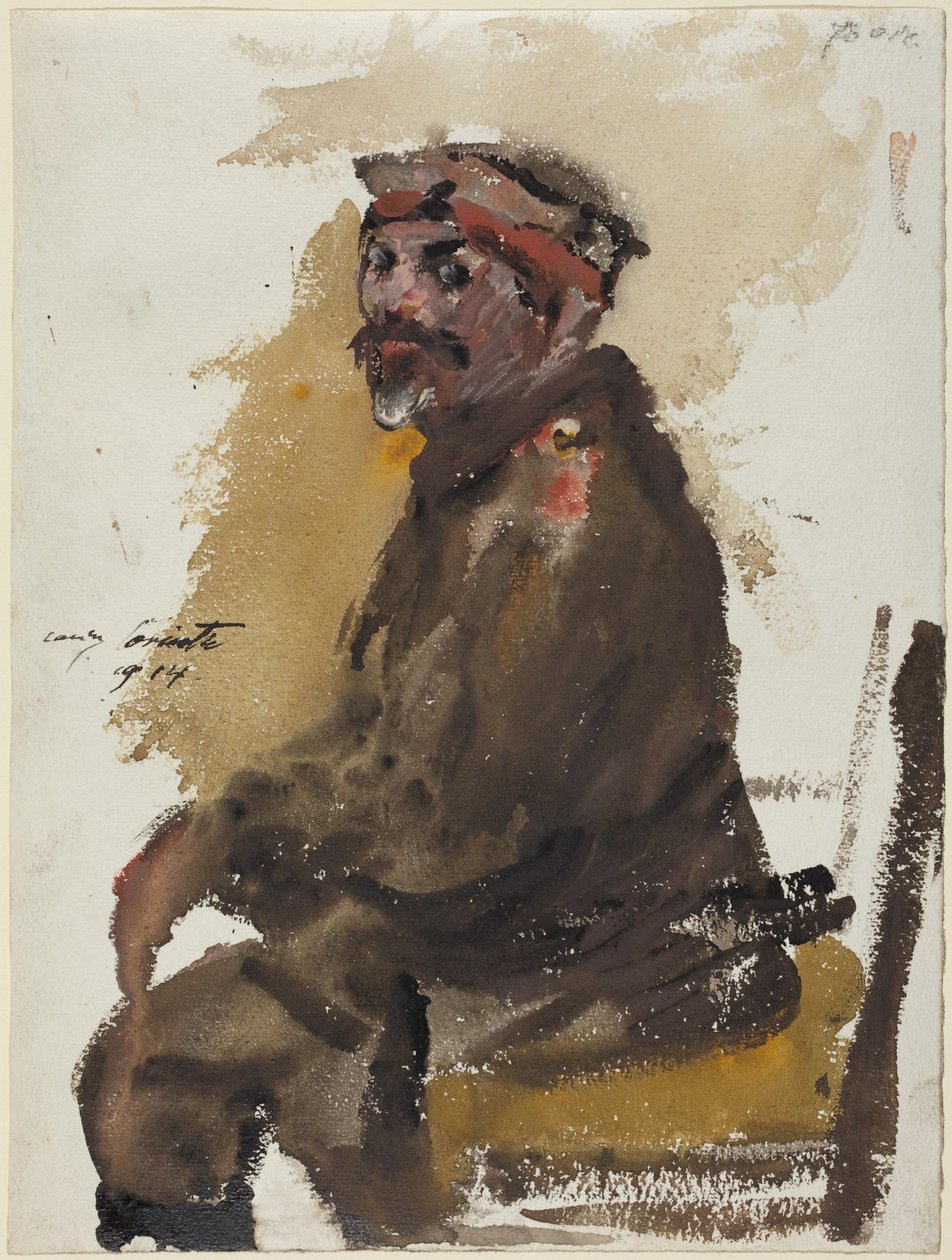Hermann Struck in uniforme da Lovis Corinth