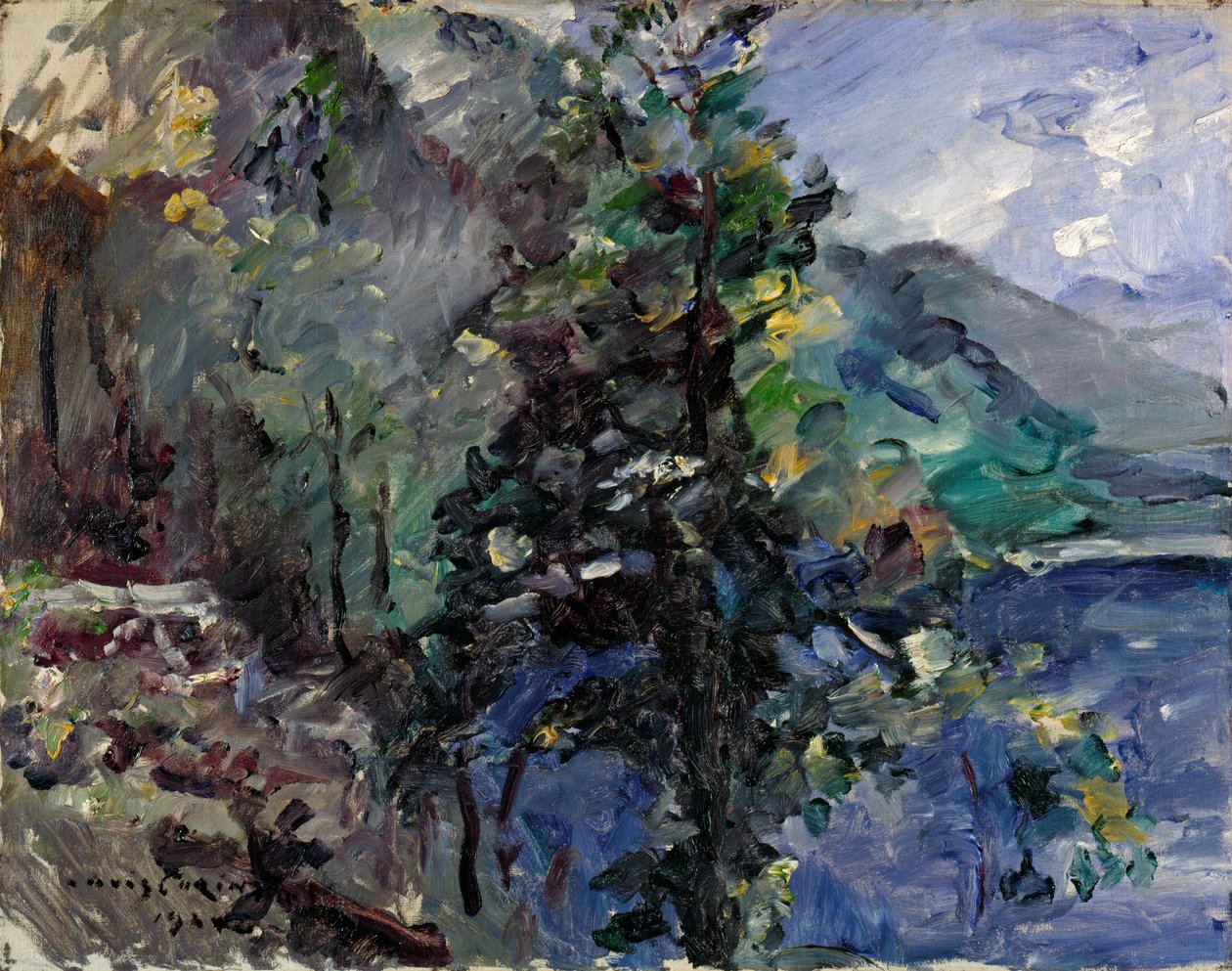 Jochberg al lago di Walchensee da Lovis Corinth