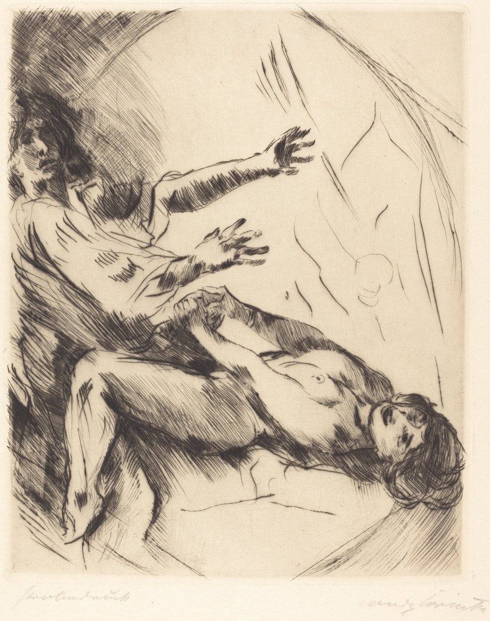 Giuseppe e la Moglie di Potifar I da Lovis Corinth