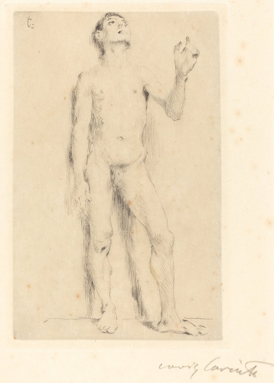 Giovane nudo maschile, 1905 da Lovis Corinth