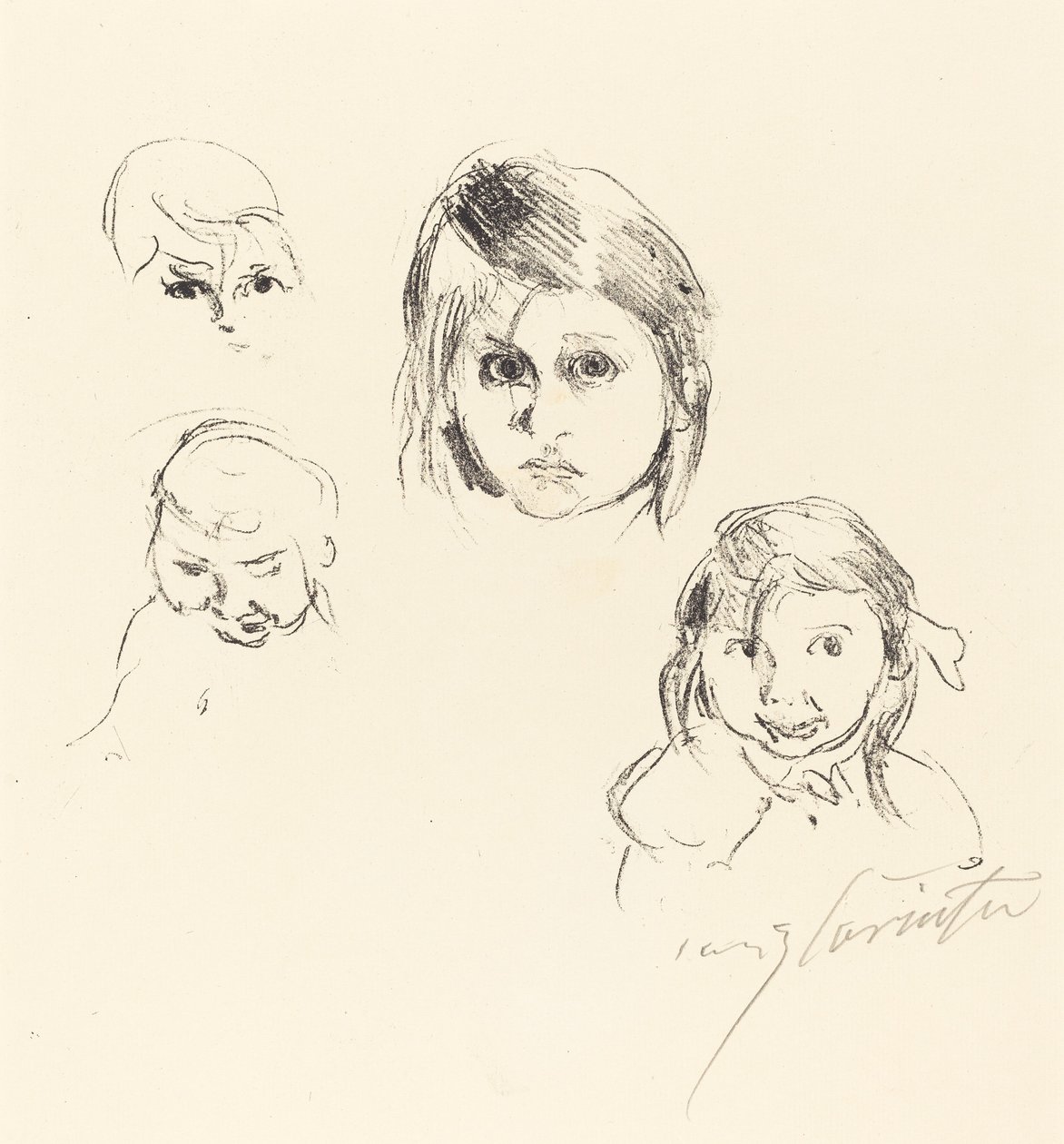 Teste di bambini, 1914 da Lovis Corinth