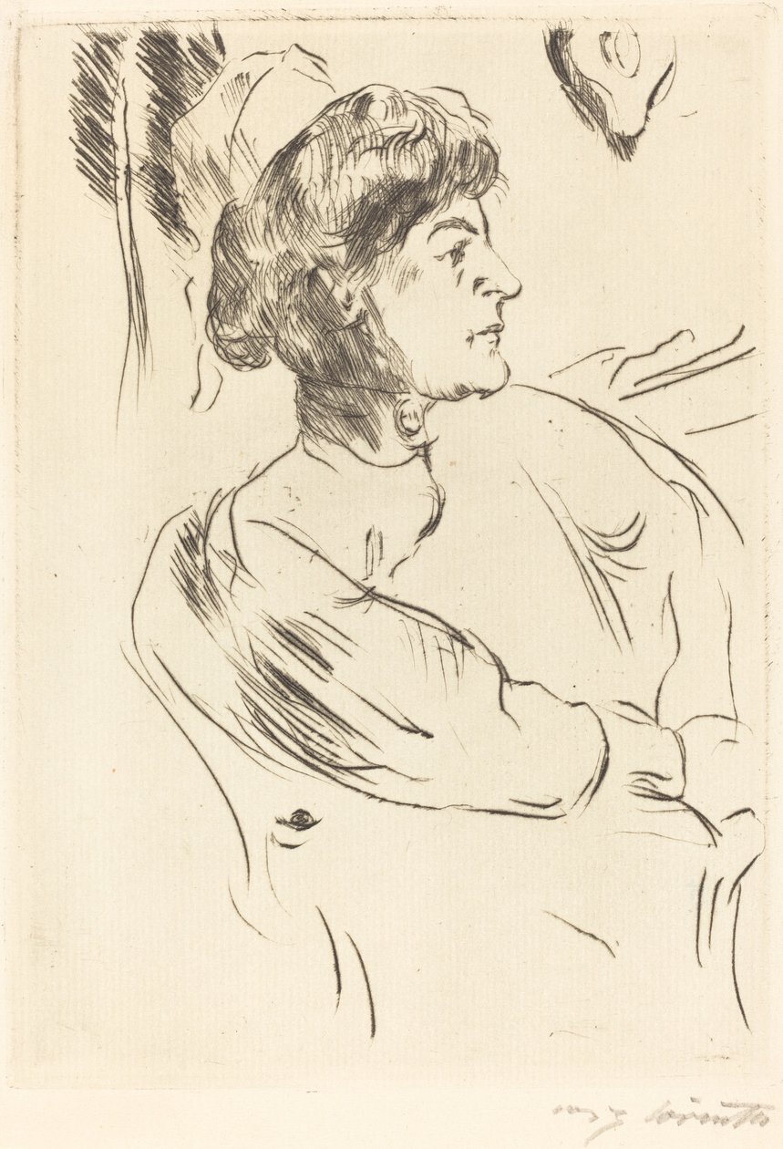 Infermiera da Lovis Corinth