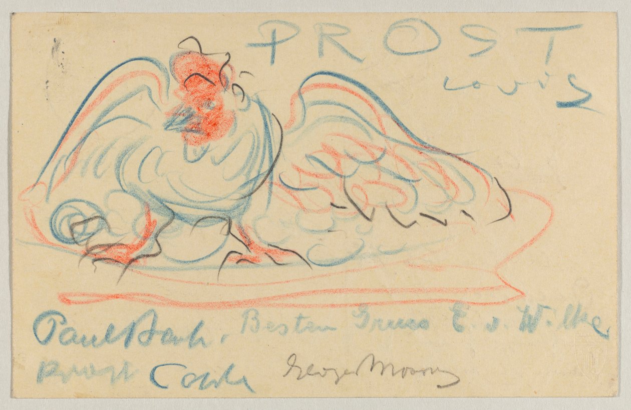 Lovis Corinth a Elly Strathmann: Cartolina, timbro postale 19 maggio 1911 da Lovis Corinth