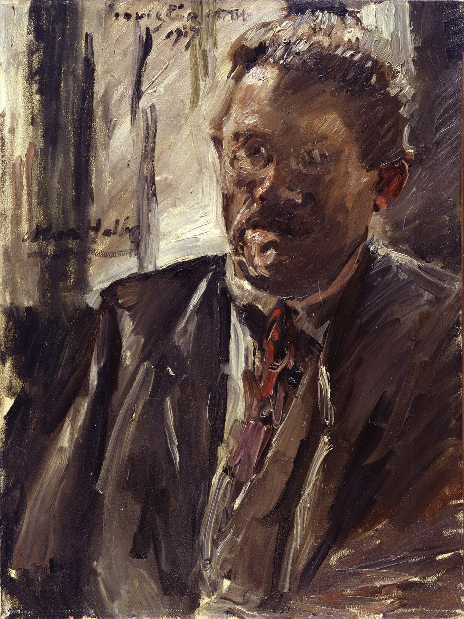 Ritratto di Max Halbe da Lovis Corinth