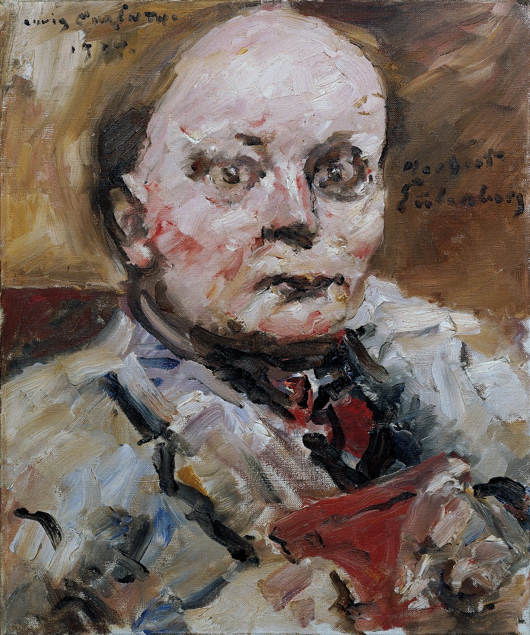 Ritratto del poeta Herbert Eulenberg, 1924 da Lovis Corinth
