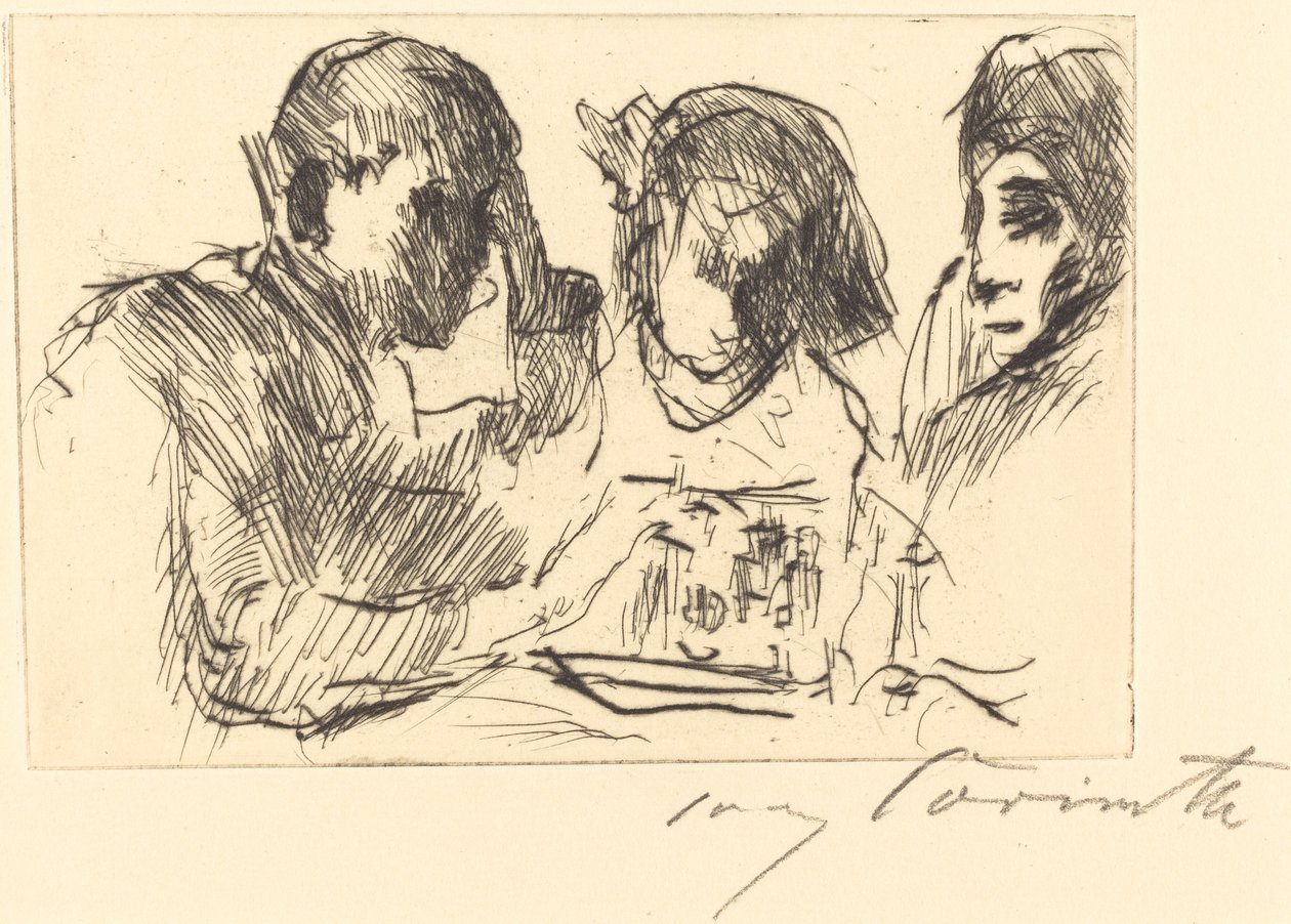 Giocatori di scacchi da Lovis Corinth