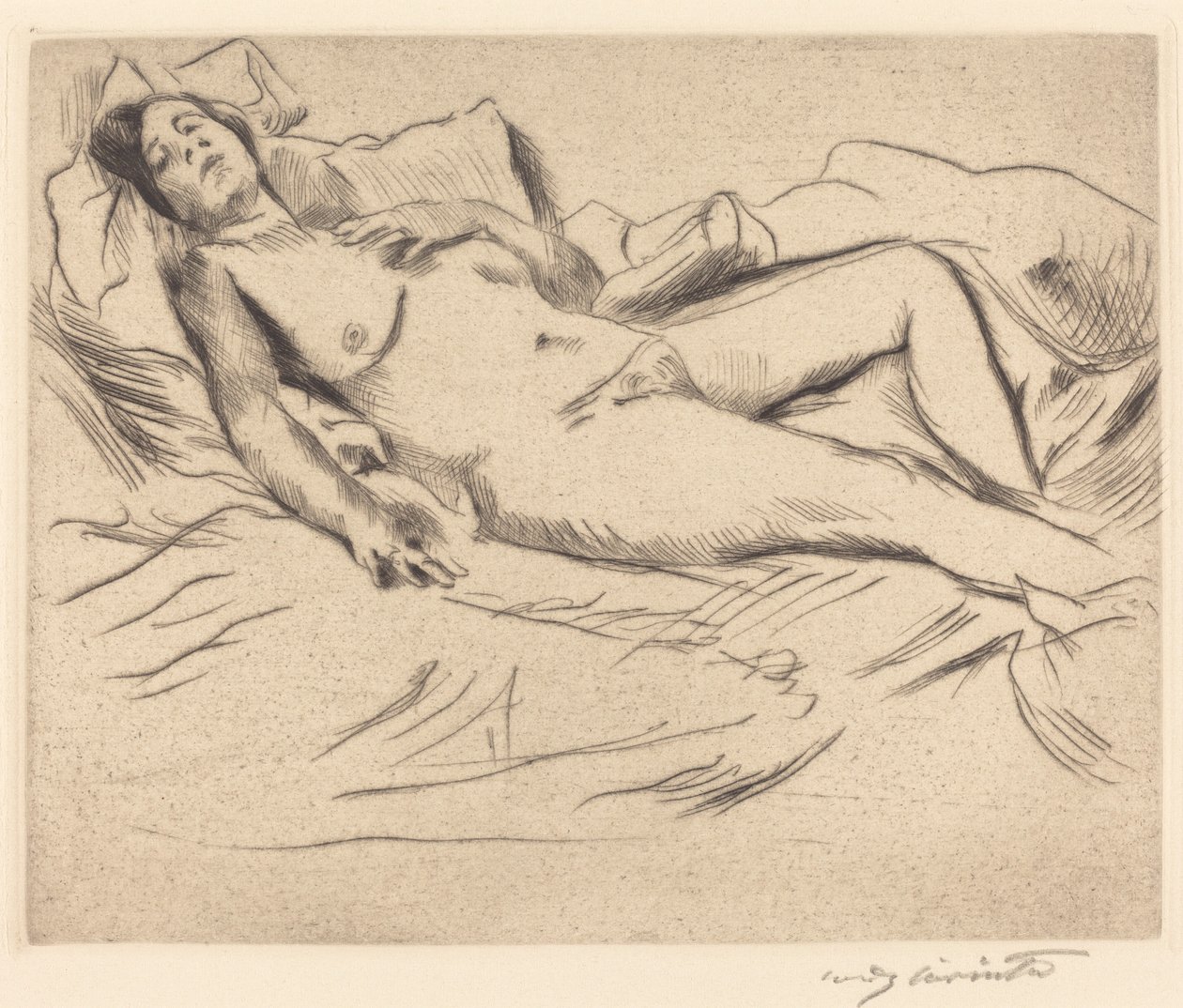 Donna Dormiente da Lovis Corinth