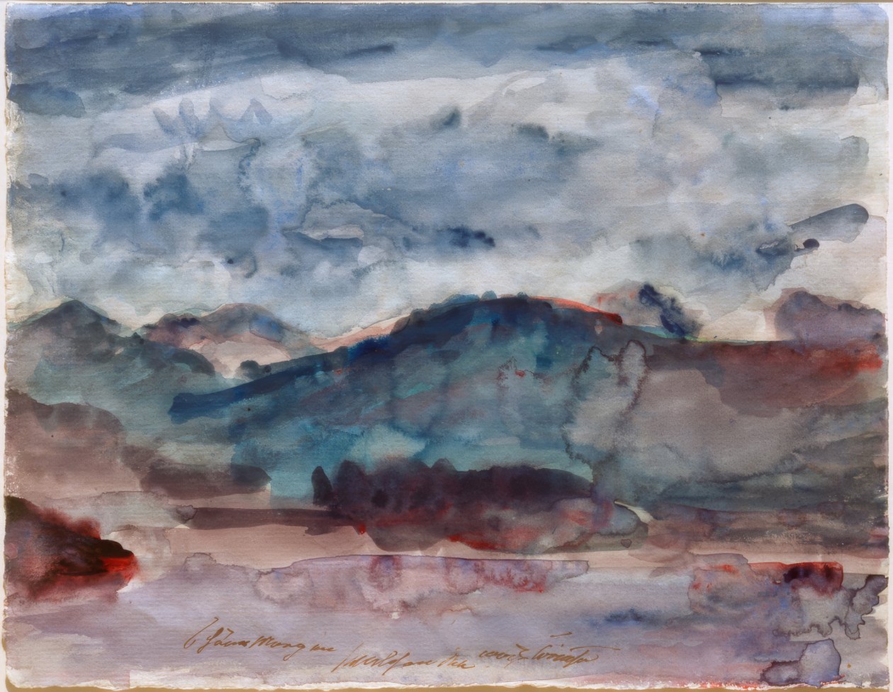 Bella mattina al Walchensee da Lovis Corinth