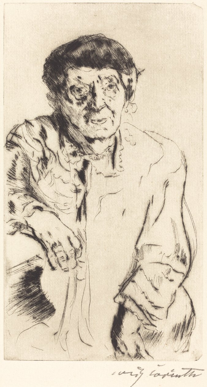 Schwiegermutter, 1916 da Lovis Corinth