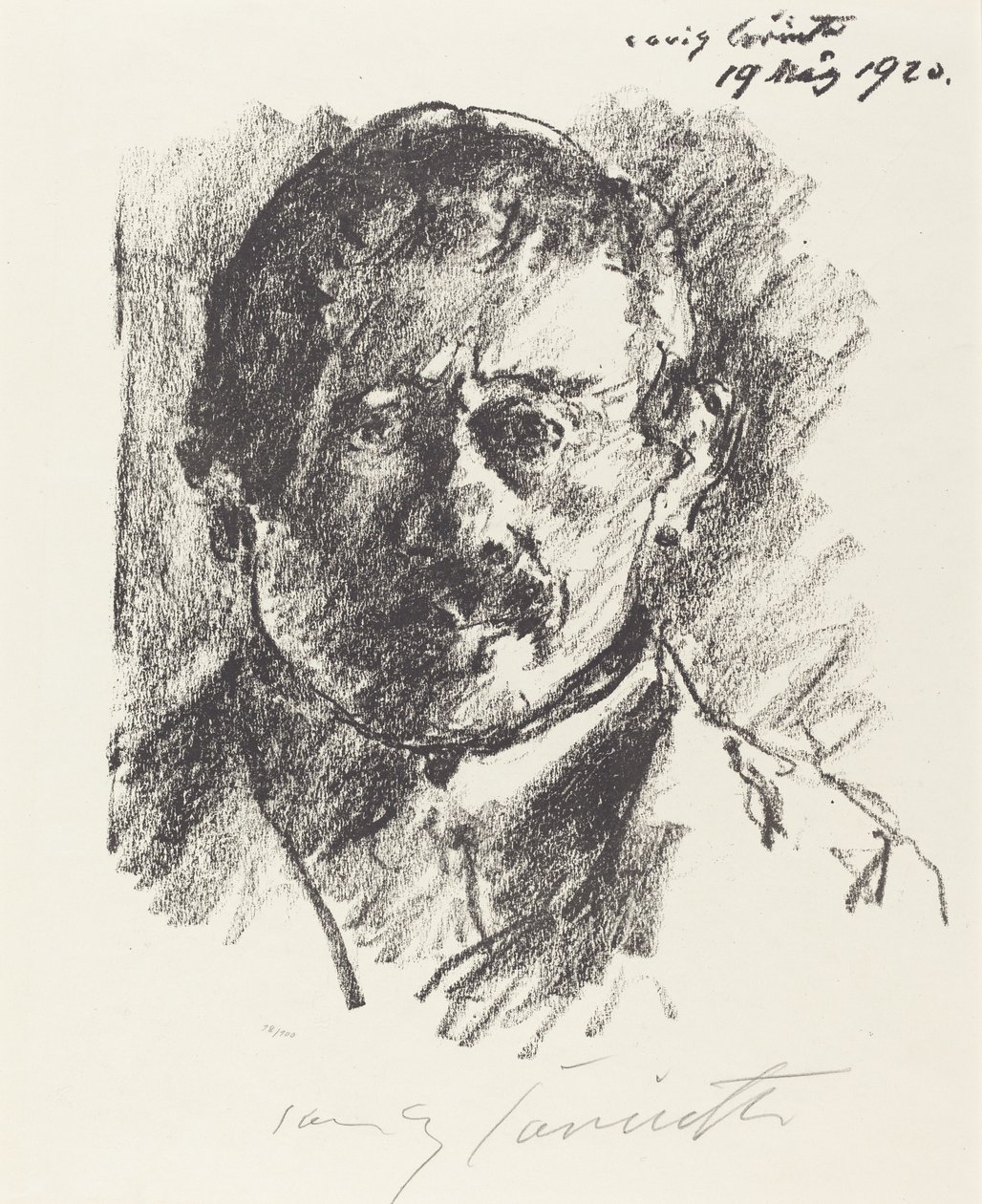 Autoritratto da Lovis Corinth