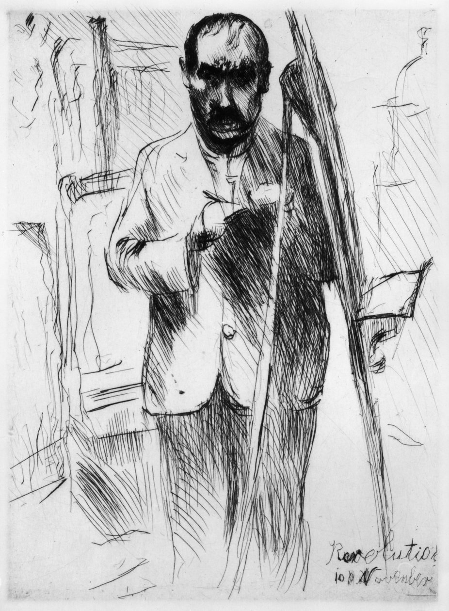 Autoritratto al cavalletto da Lovis Corinth